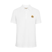 WHITE Polo en piqué de coton avec logo d'archive