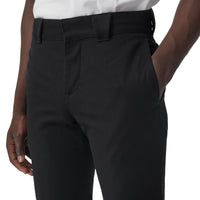 BLACK Pantalon en sergé de coton technique