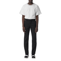 BLACK Pantalon en sergé de coton technique