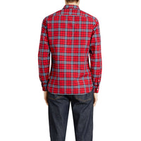 BRIGHT RED IP CHECK Chemise en coton à motif check