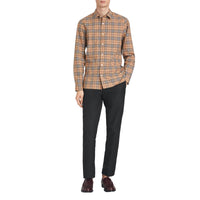 CAMEL IP CHECK Chemise en coton à motif check