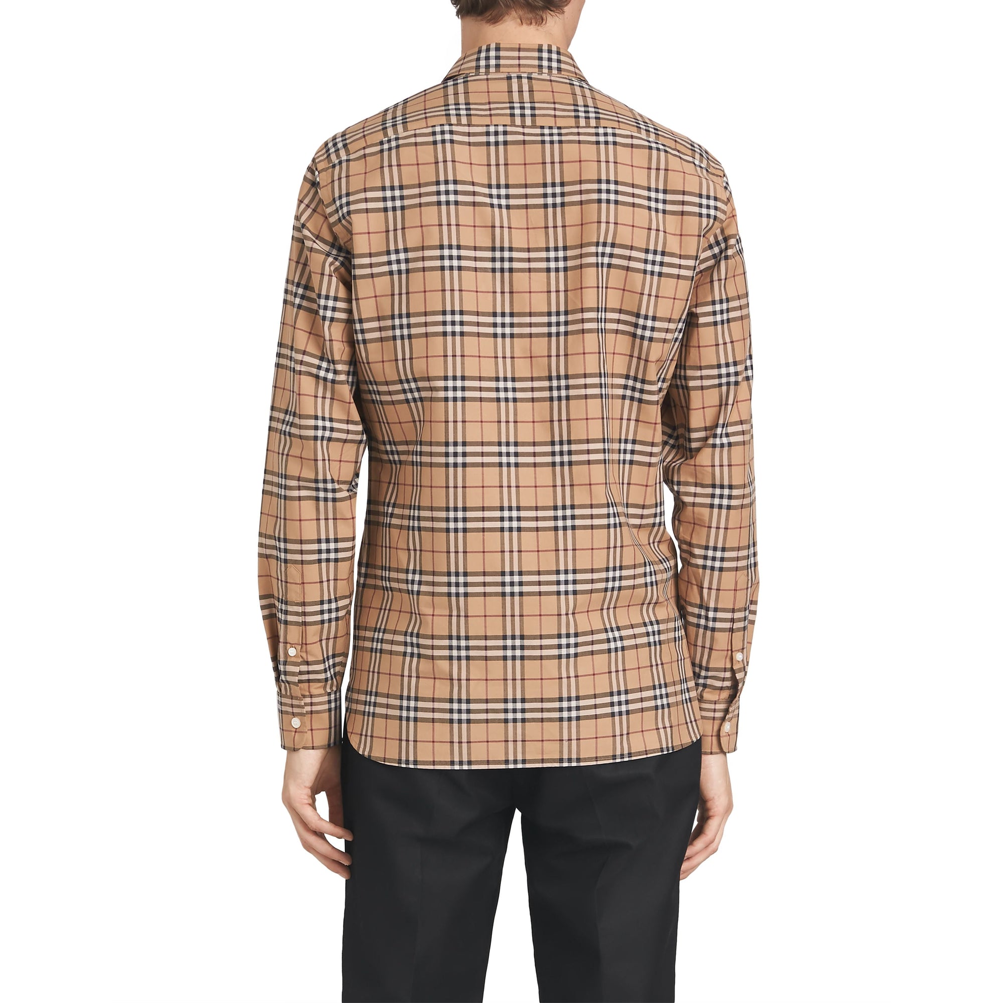 CAMEL IP CHECK Chemise en coton à motif check
