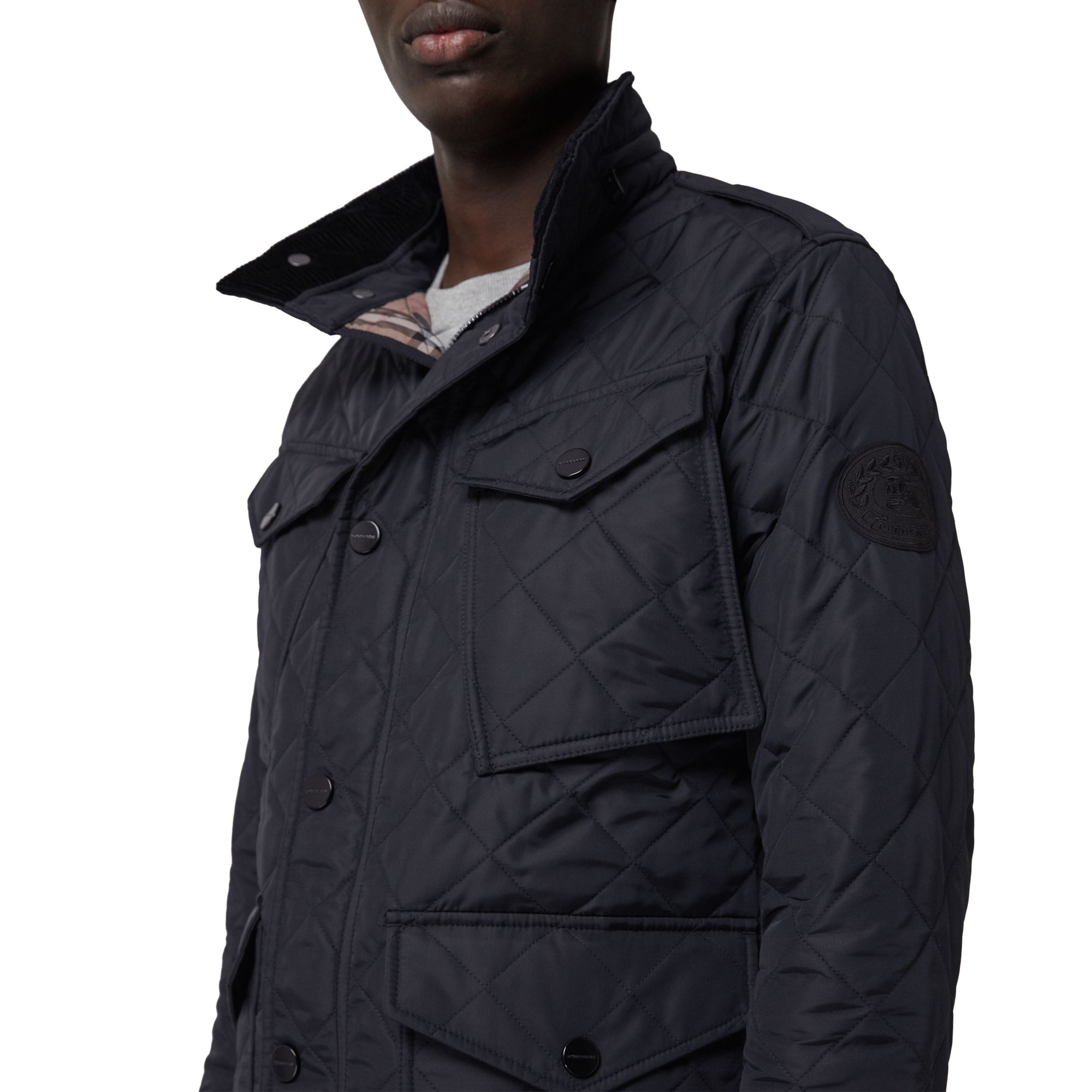 NAVY Veste utilitaire thermorégulée matelassée
