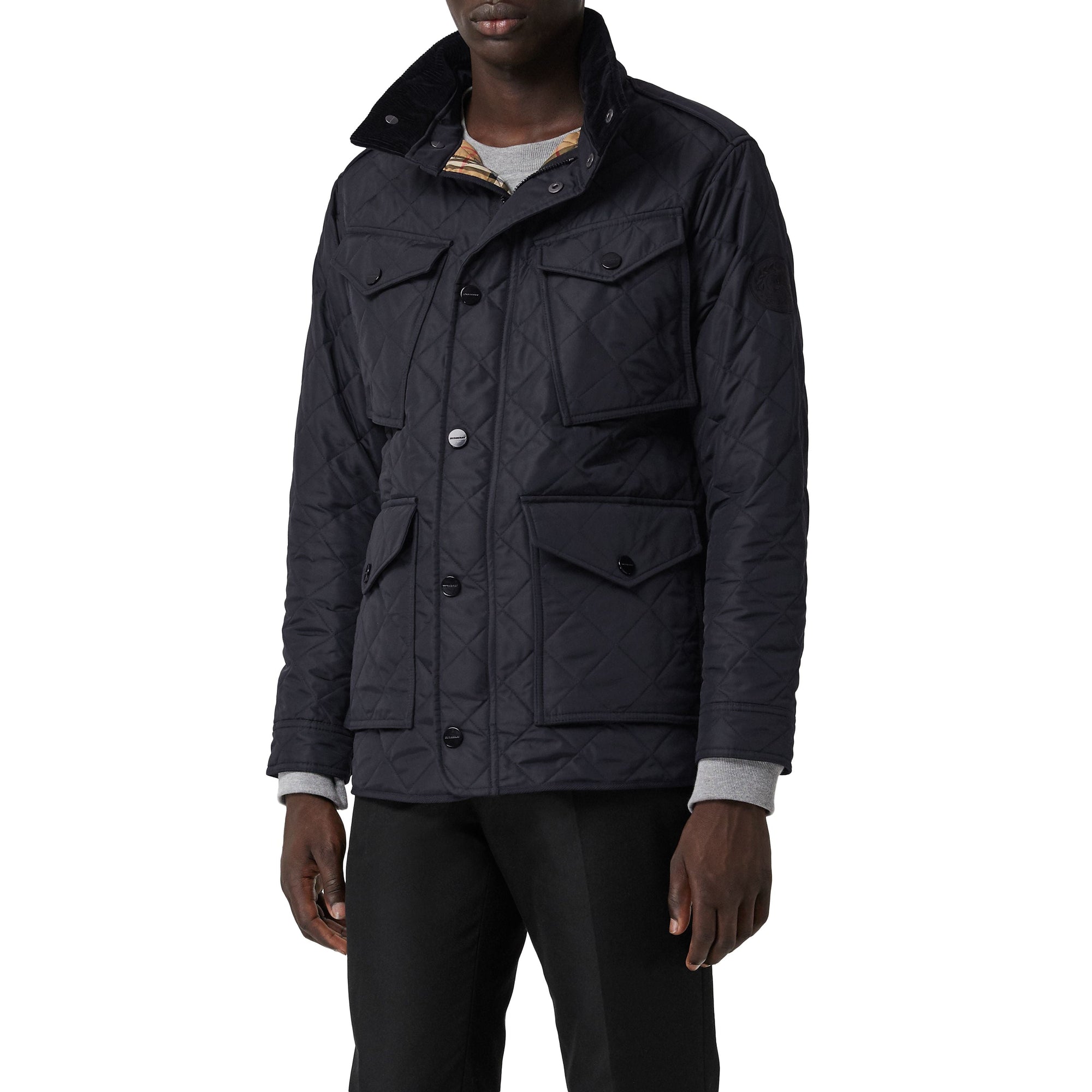 NAVY Veste utilitaire thermorégulée matelassée