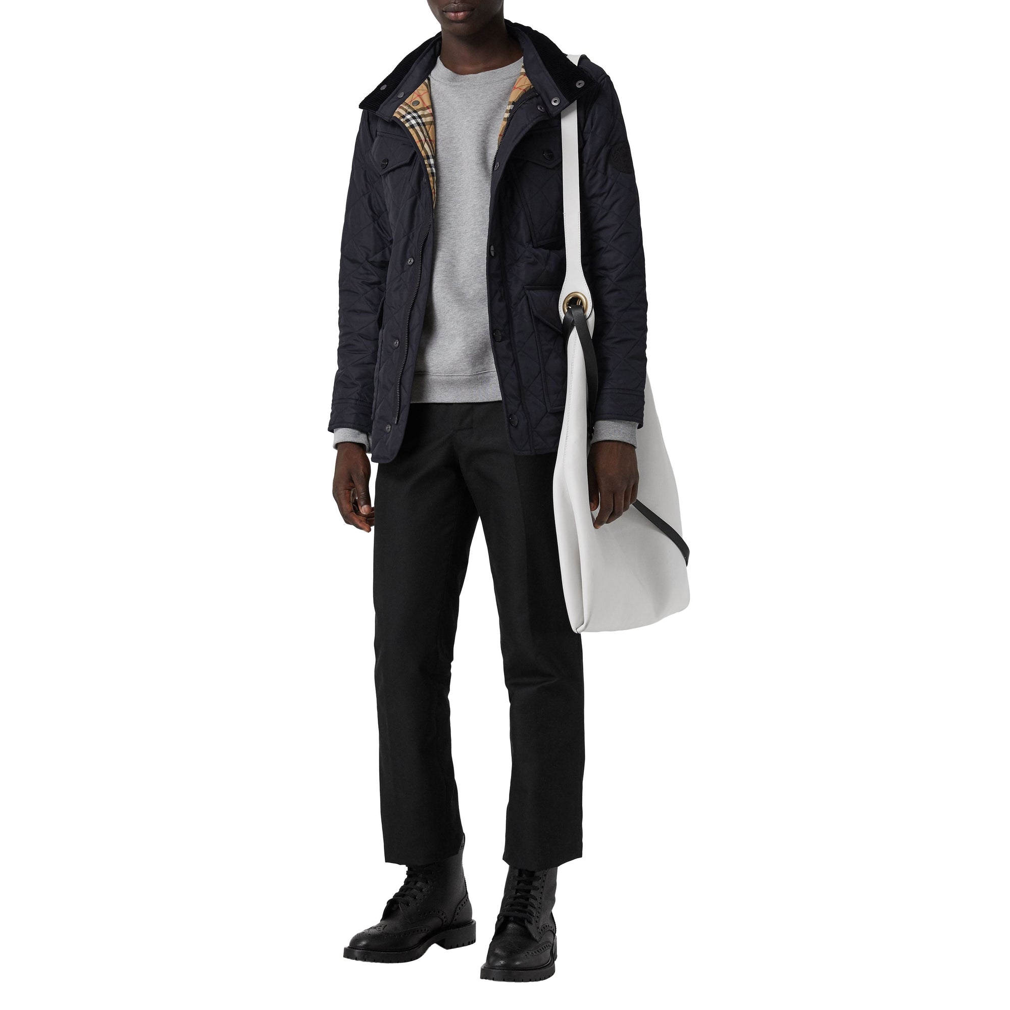 NAVY Veste utilitaire thermorégulée matelassée