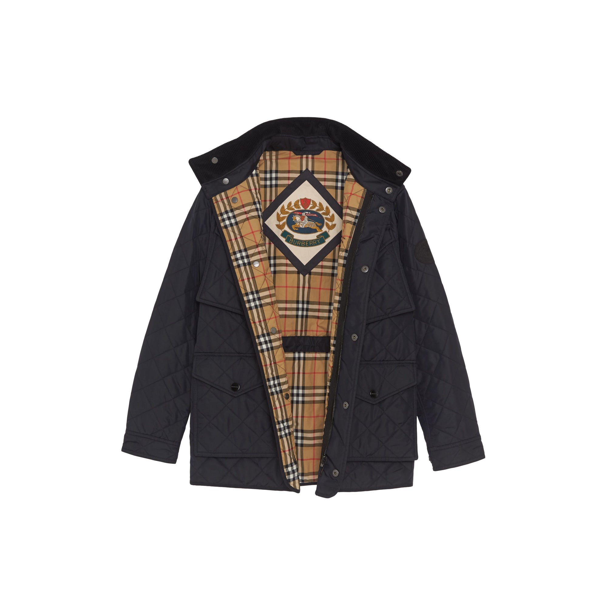 NAVY Veste utilitaire thermorégulée matelassée