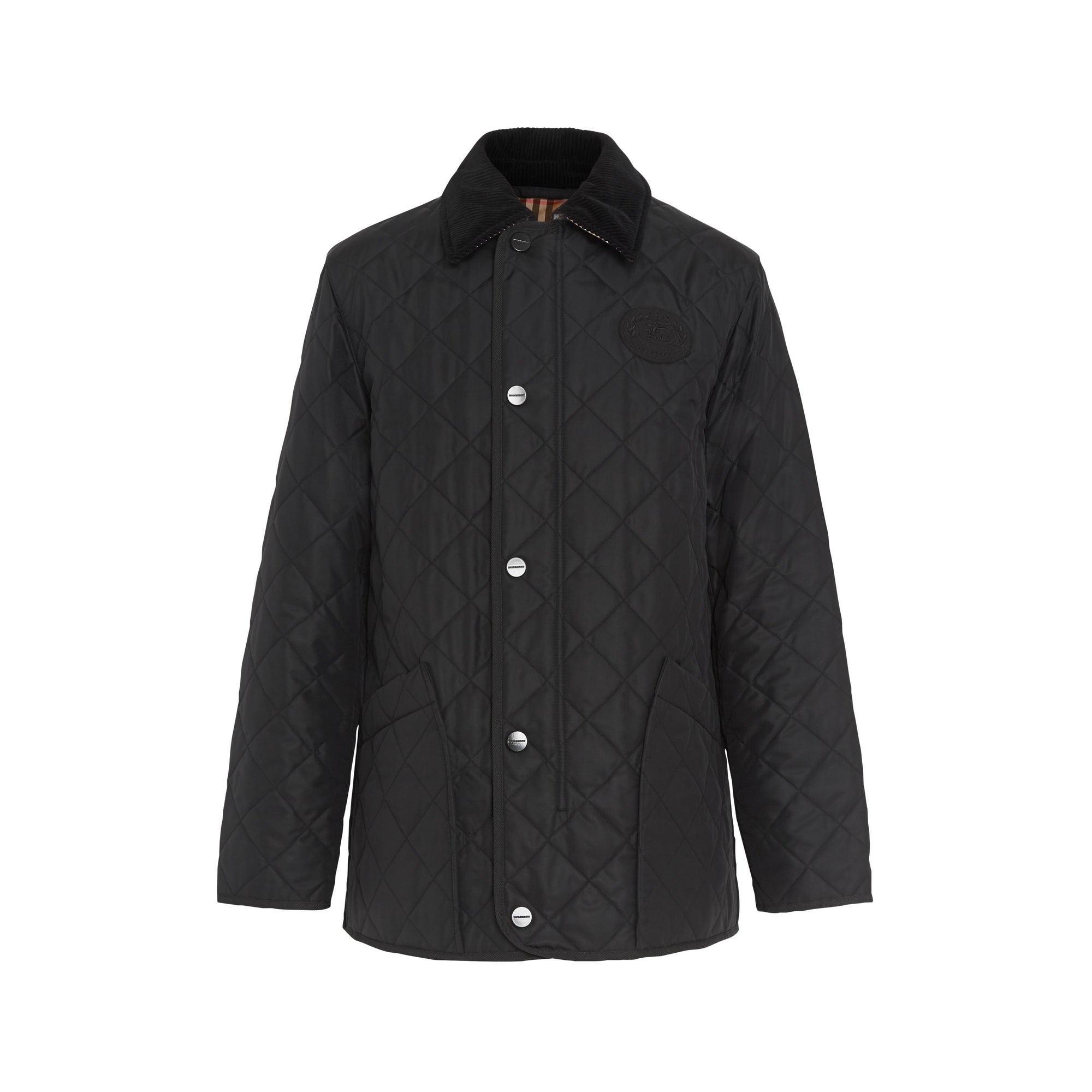 BLACK Veste de campagne thermorégulée matelassée