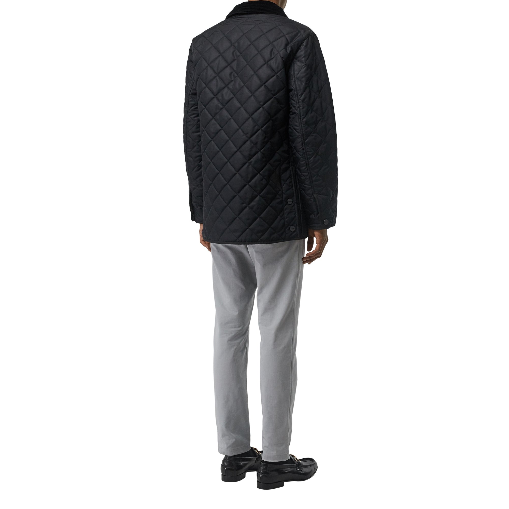 BLACK Veste de campagne thermorégulée matelassée