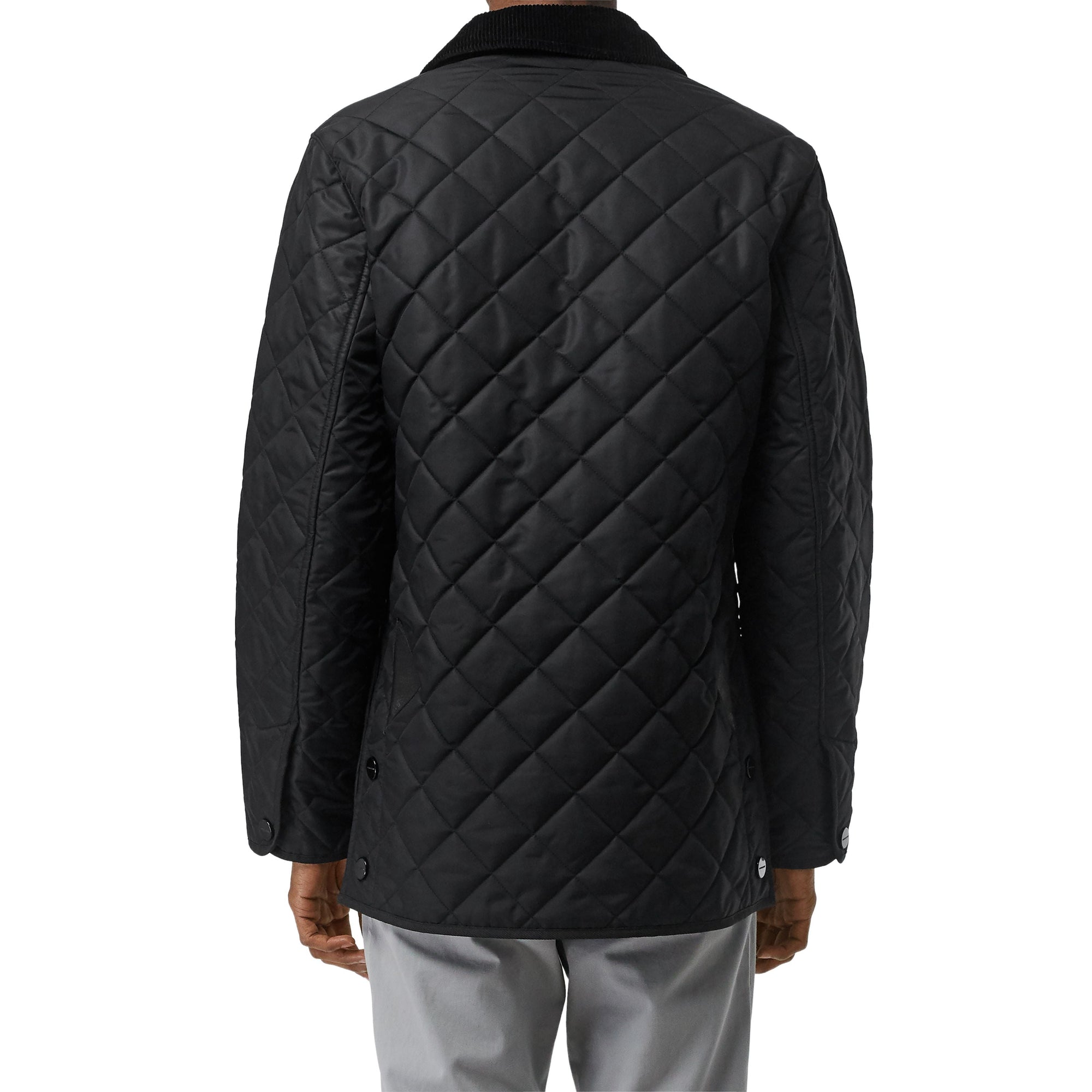 BLACK Veste de campagne thermorégulée matelassée