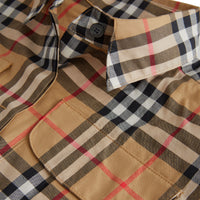 ANTIQUE YEL IP CHK Chemise en coton à motif Vintage check