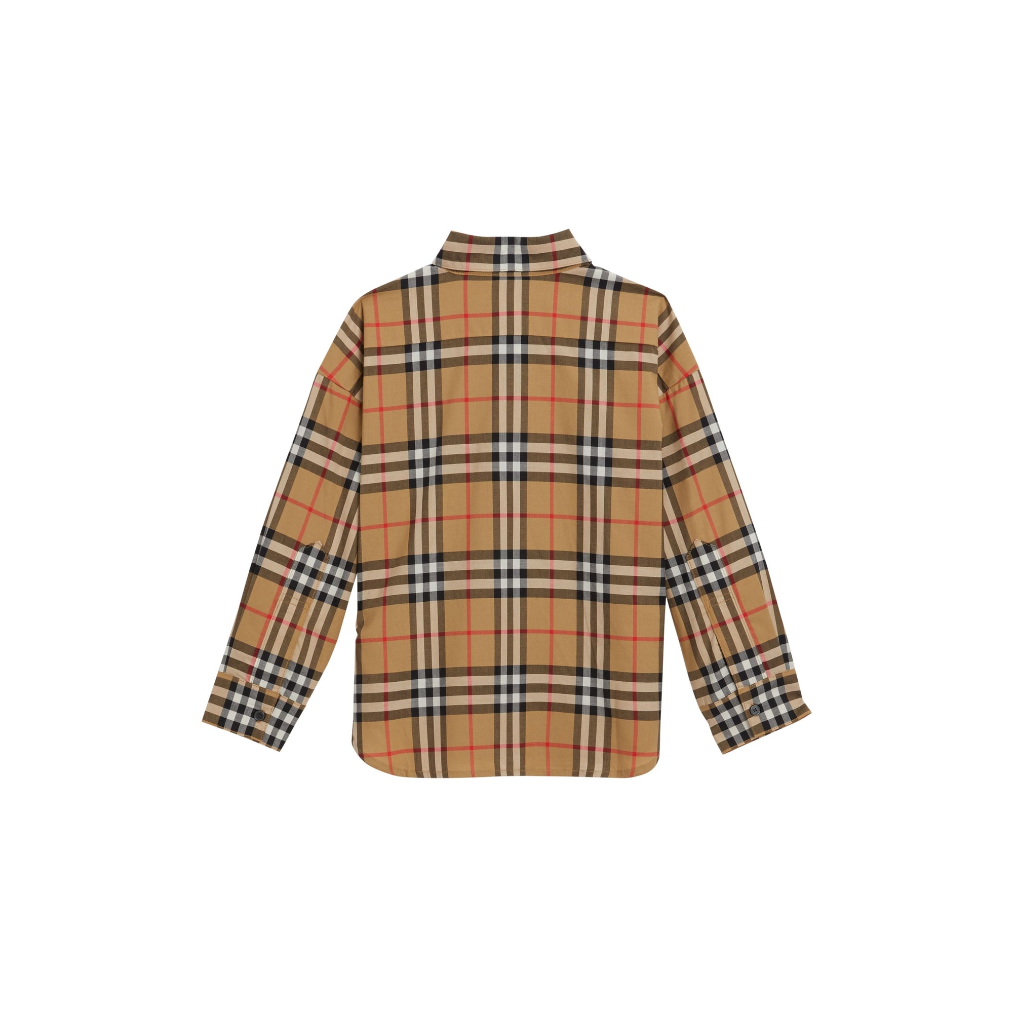 ANTIQUE YEL IP CHK Chemise en coton à motif Vintage check