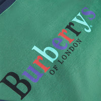 BRIGHT PIGMENT GREEN Haut en coton bicolore avec logo d'archive