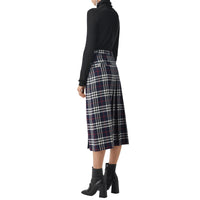 NAVY IP CHECK Kilt en laine tartan