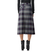 NAVY IP CHECK Kilt en laine tartan