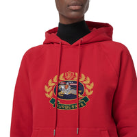 Hoodie oversize avec logo d'archive brodé - Rouge Vif