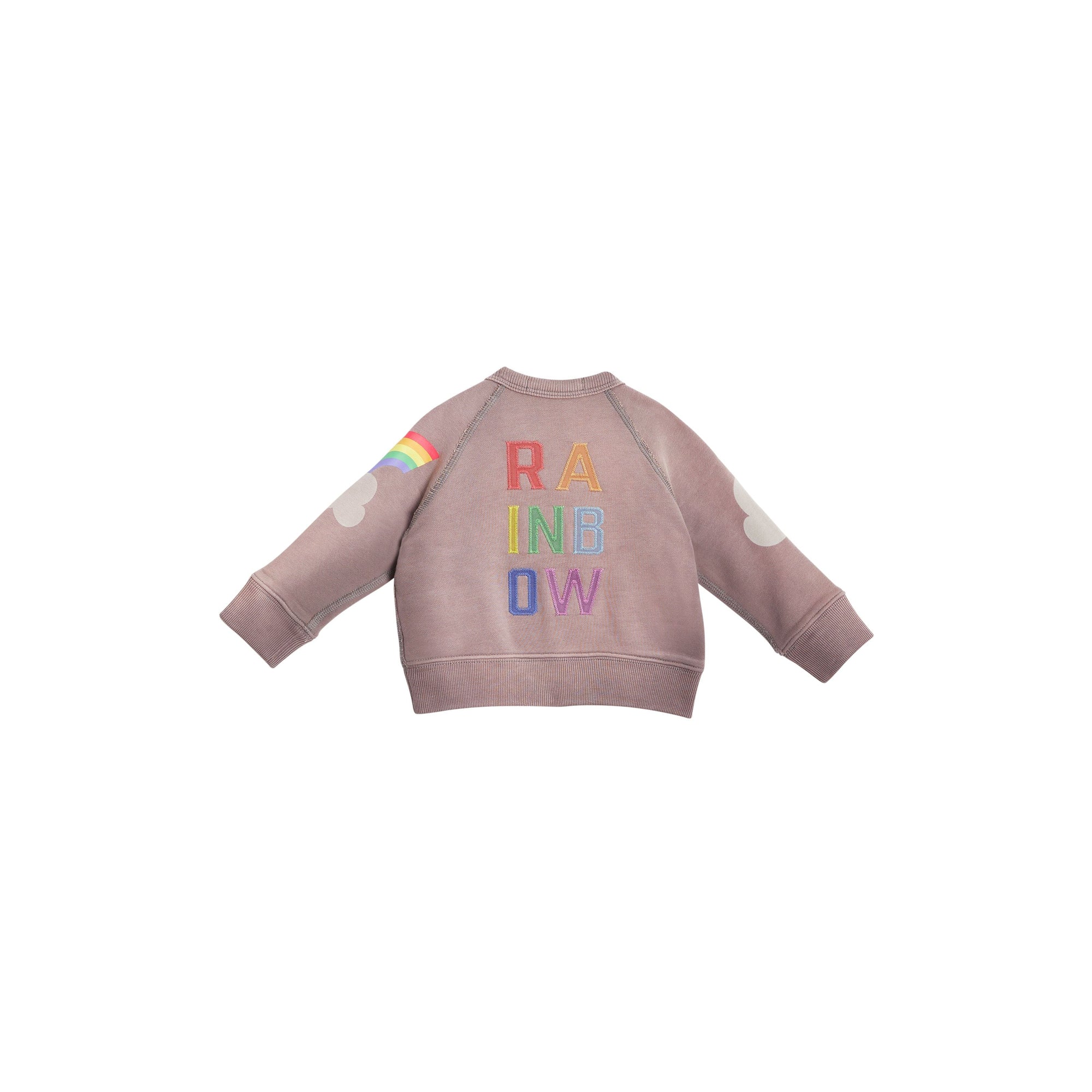 MAUVE Sweat-shirt en coton avec imprimé smiley