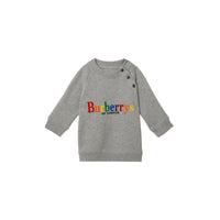 GREY MELANGE Robe en coton avec logo d'archive