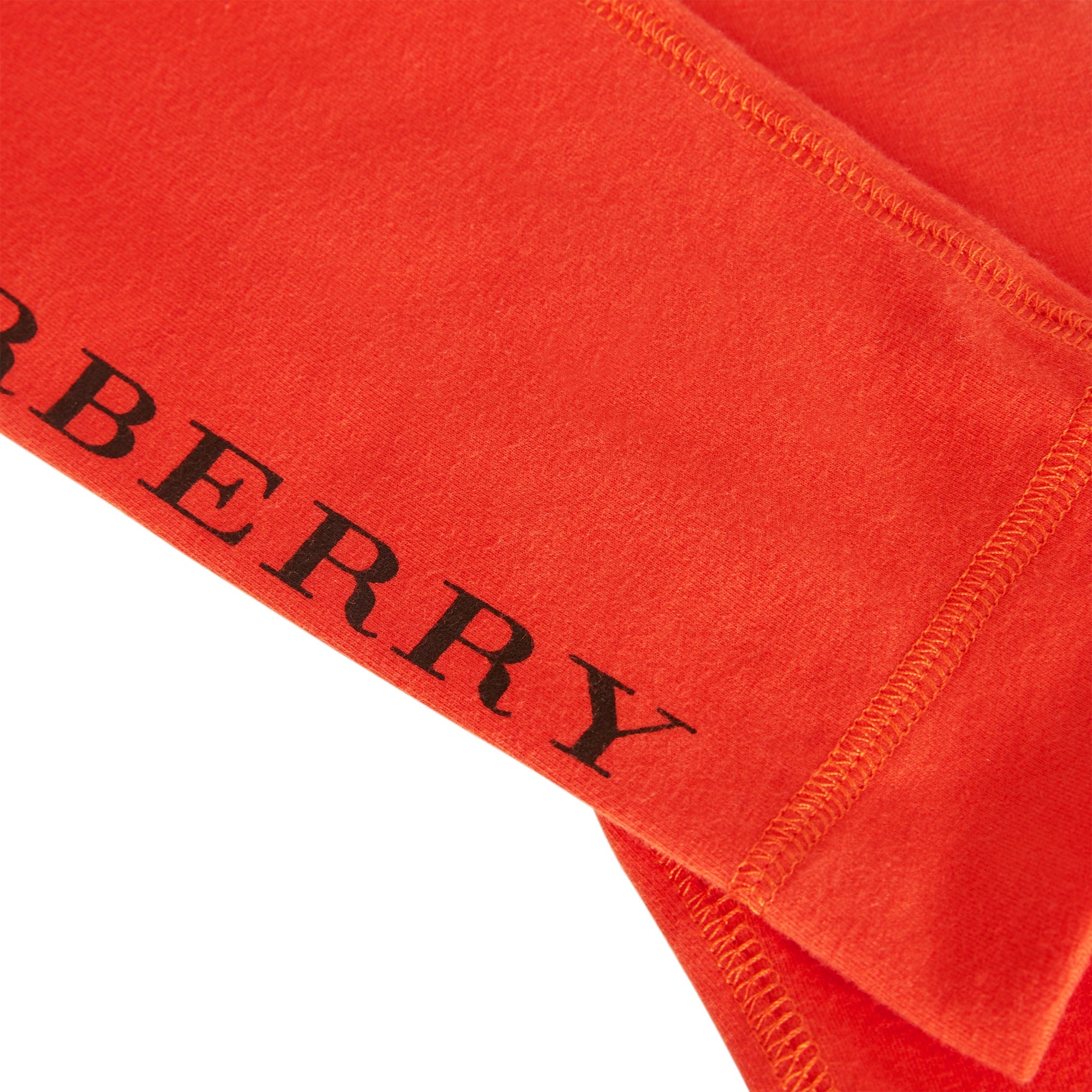 ORANGE RED Legging en coton extensible avec logo