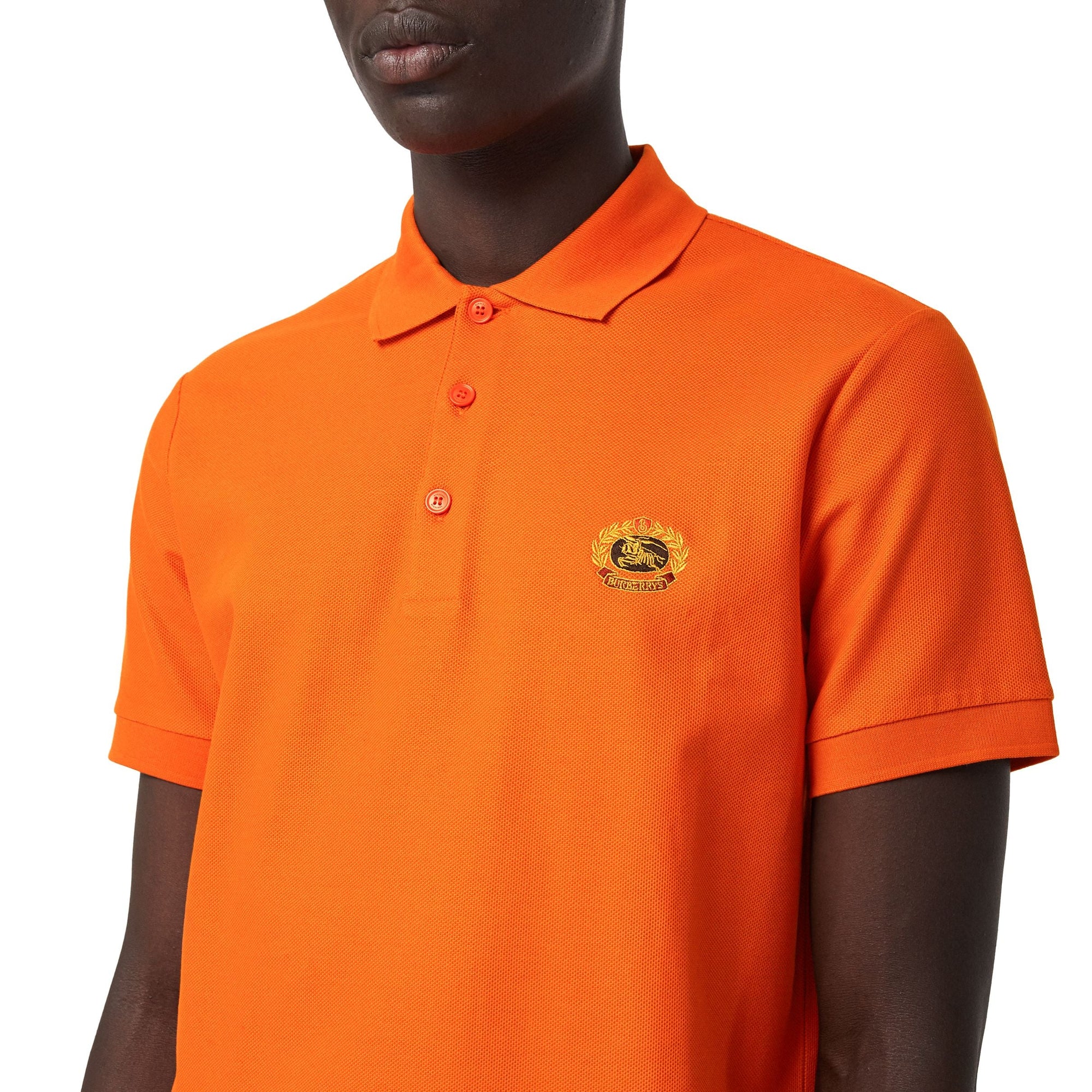 CLEMENTINE Polo en piqué de coton avec logo d'archive