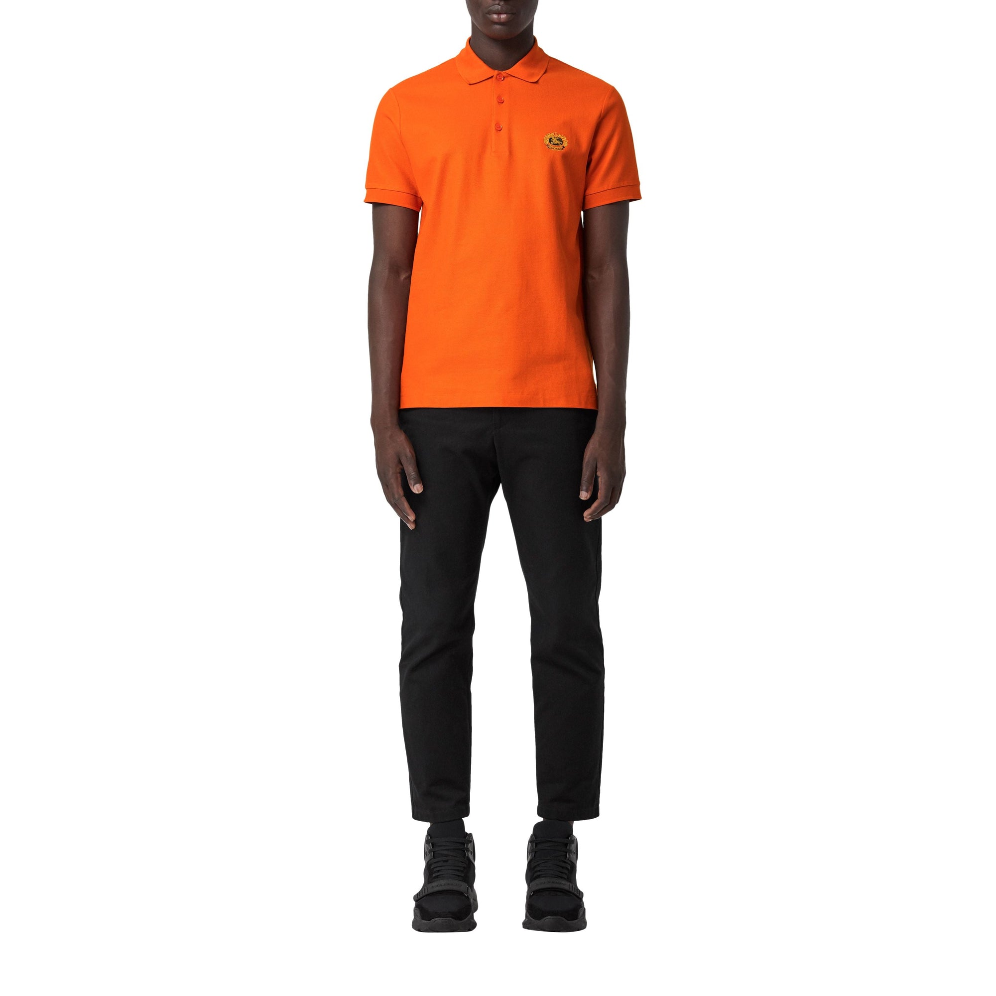 CLEMENTINE Polo en piqué de coton avec logo d'archive