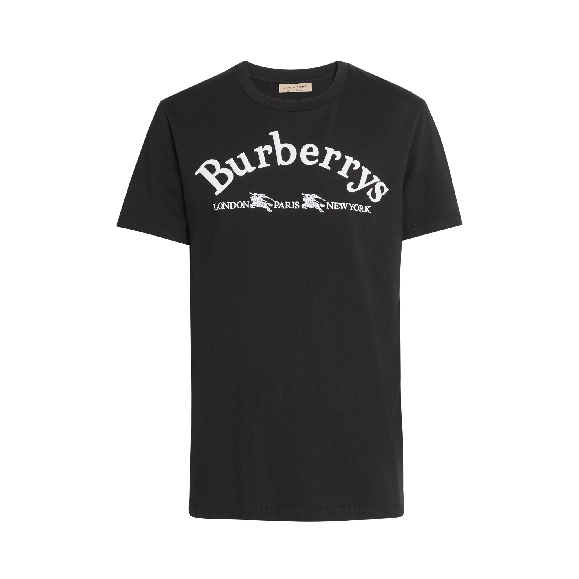 BLACK T-shirt en coton avec logo d'archive