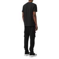 BLACK T-shirt en coton avec écusson