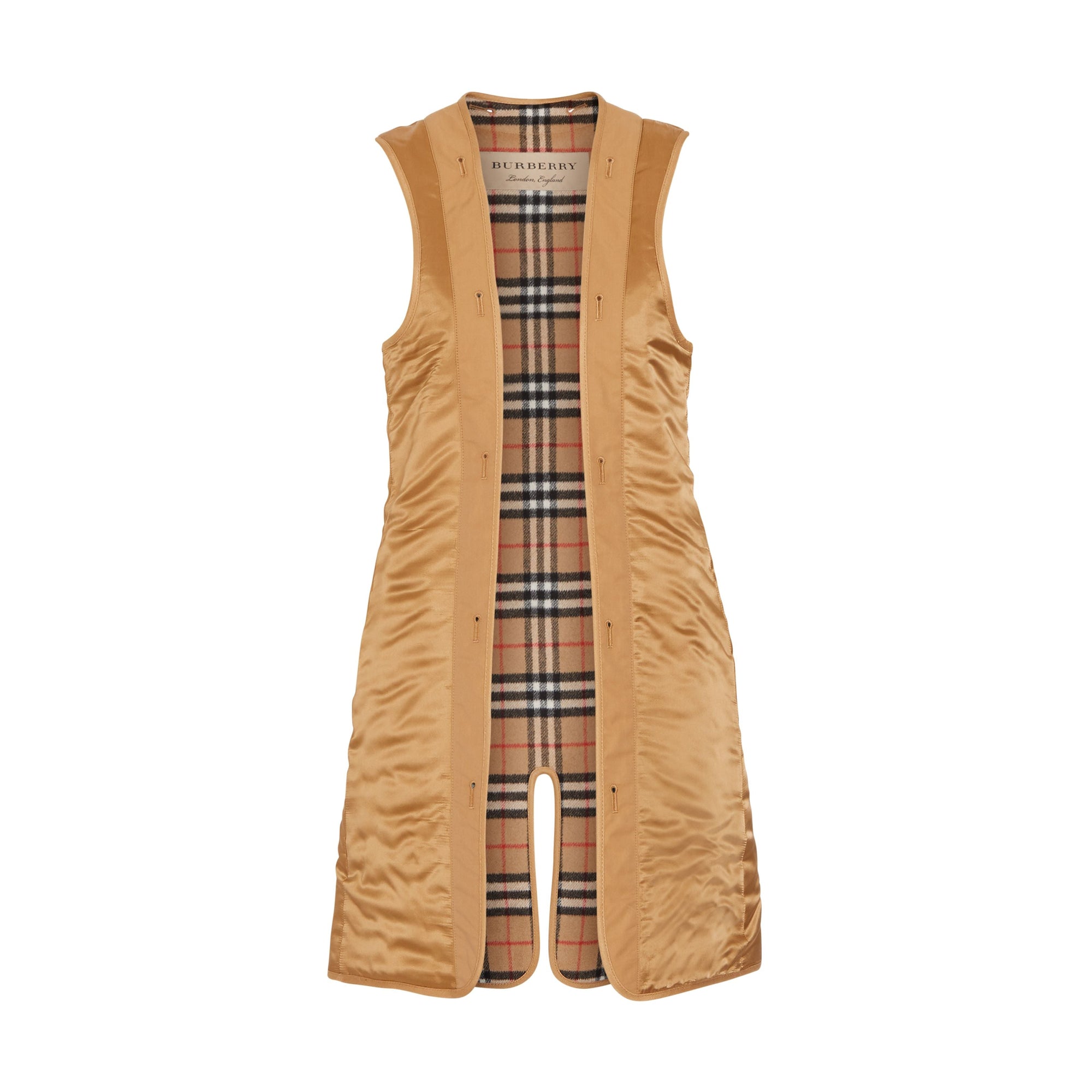 ANTIQUE YELLOW CHK Gilet intérieur pour trench Heritage Chelsea ou Kensington