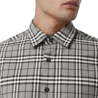 CHARCOAL IP CHK Chemise en coton à motif check