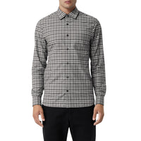 CHARCOAL IP CHK Chemise en coton à motif check