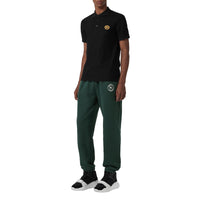 BLACK Polo en piqué de coton avec logo d'archive
