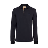 NAVY Polo en piqué de coton à manches longues
