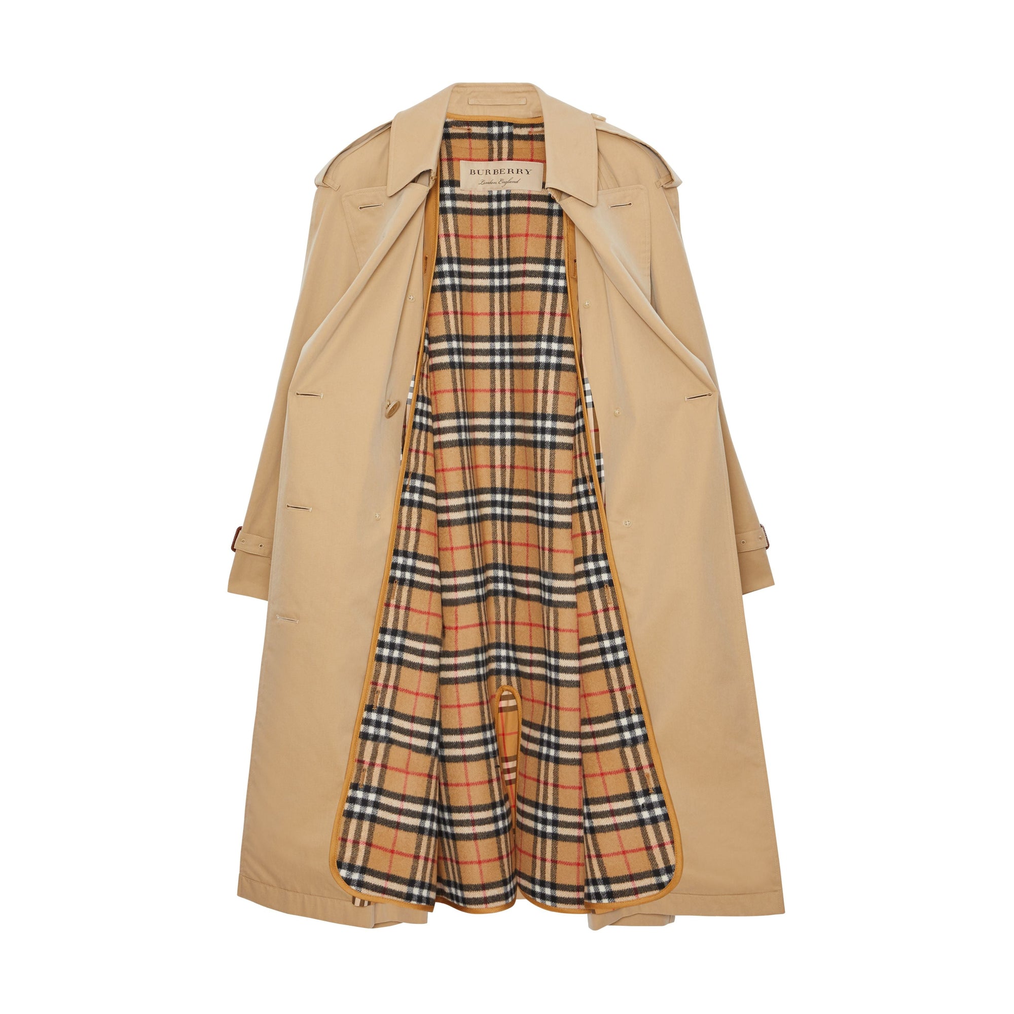 Gilet intérieur long pour trench Heritage Chelsea ou Kensington - Jaune Antique