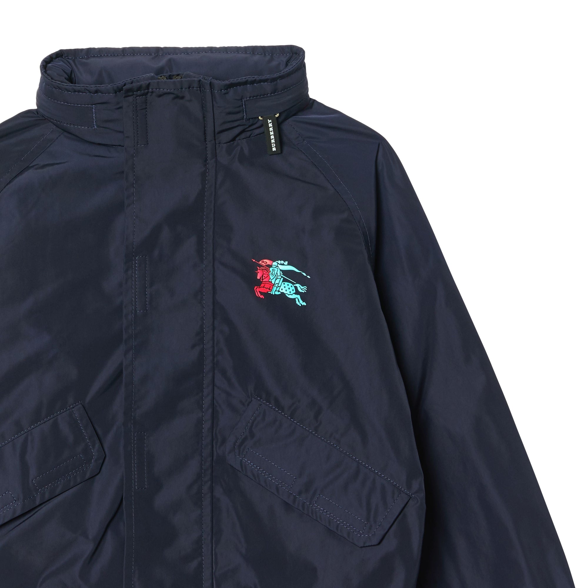 NAVY Veste en taffetas à mémoire de forme avec capuche repliable
