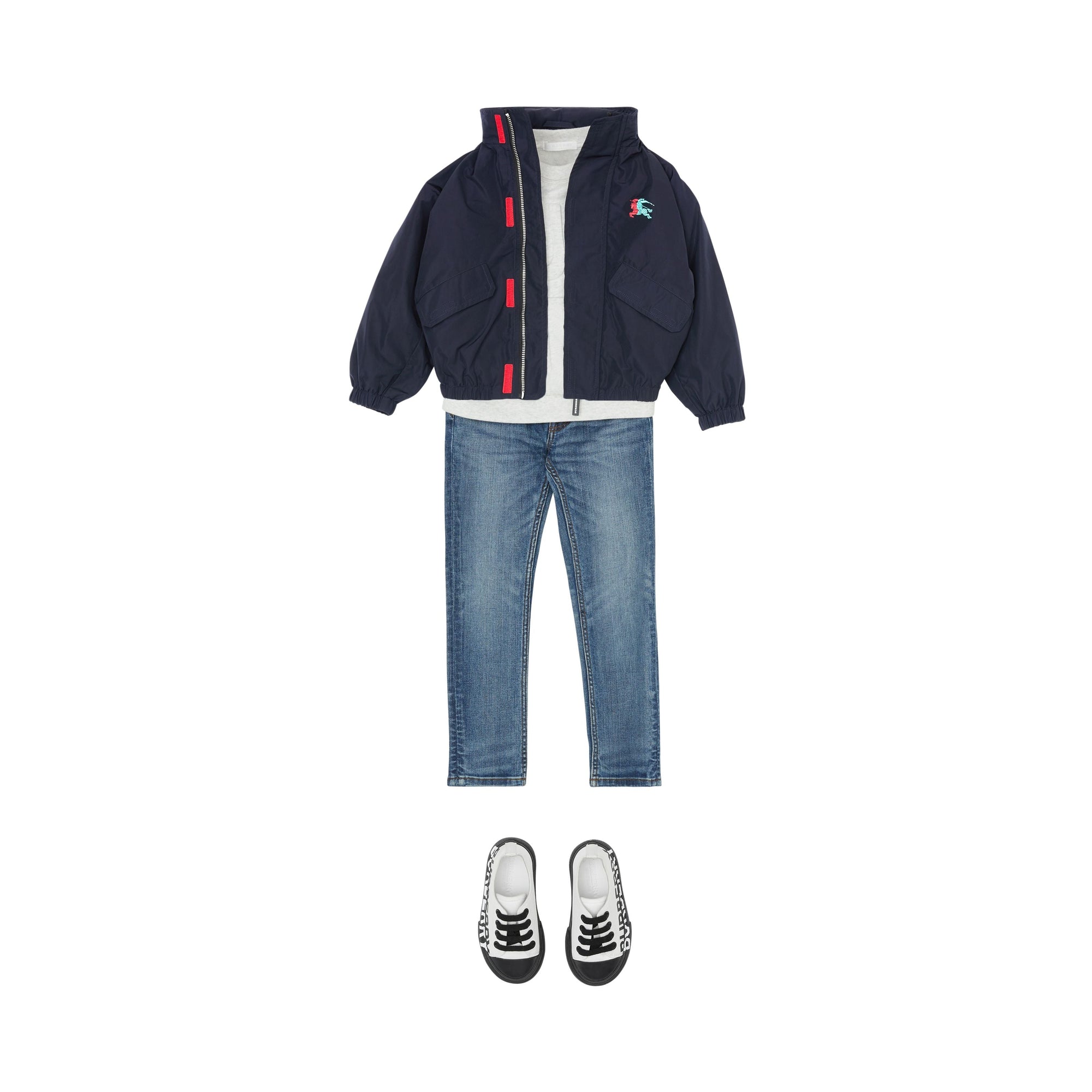 NAVY Veste en taffetas à mémoire de forme avec capuche repliable
