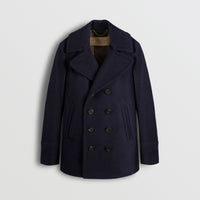 NAVY Caban en laine et cachemire