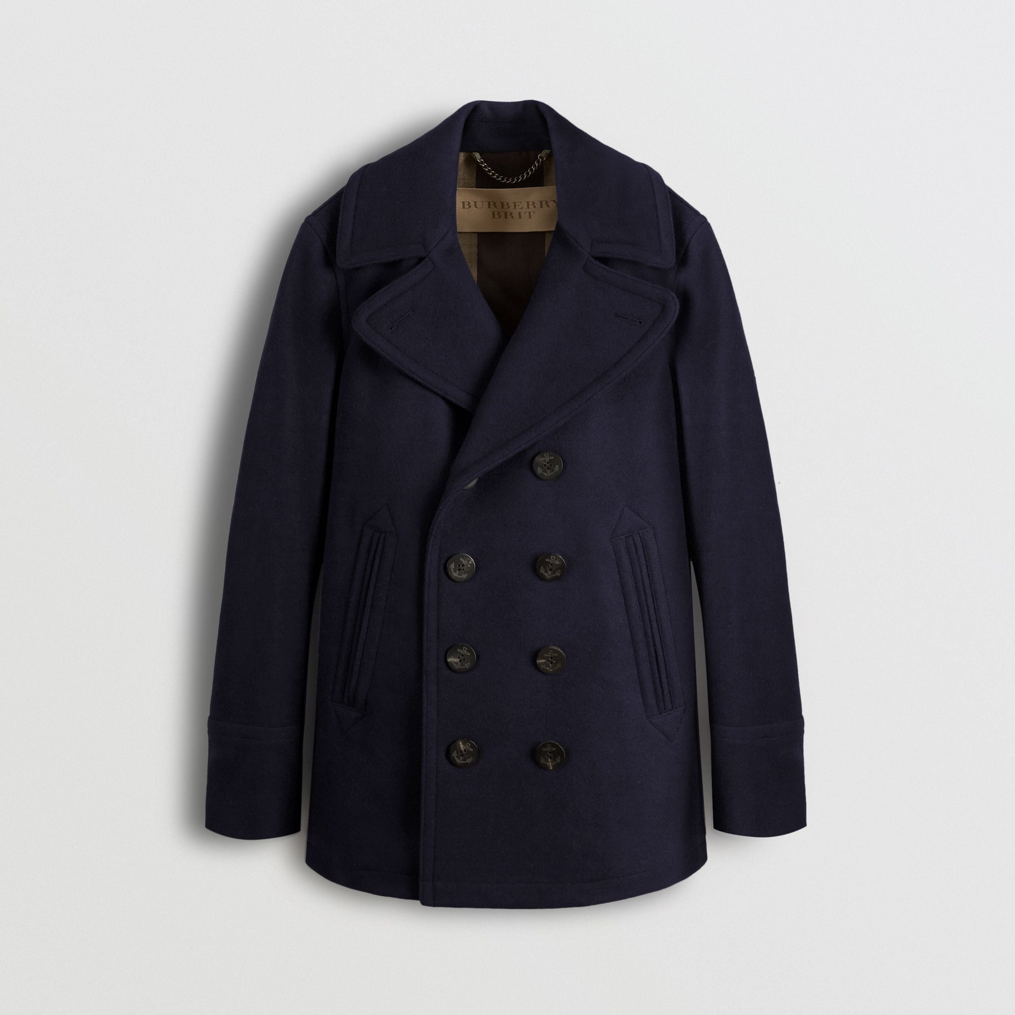 NAVY Caban en laine et cachemire