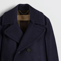NAVY Caban en laine et cachemire