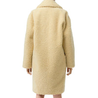 Manteau oversize à double boutonnage en faux shearling - Camomille