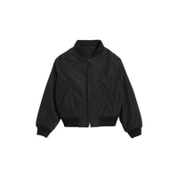 BLACK Bomber en taffetas à mémoire de forme avec logo imprimé