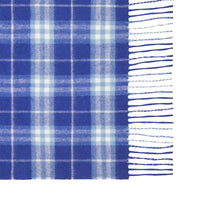 BRIGHT LAPIS Écharpe classique en cachemire à motif Vintage check