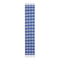 BRIGHT LAPIS Écharpe classique en cachemire à motif Vintage check