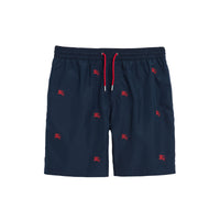 NAVY IP PATTERN Short de bain à cordon de serrage avec logo d'archive