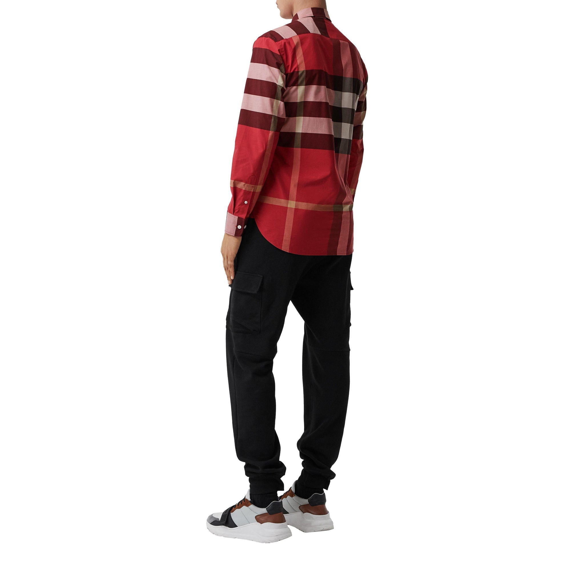 PARADE RED IP CHK Chemise en coton extensible à motif check