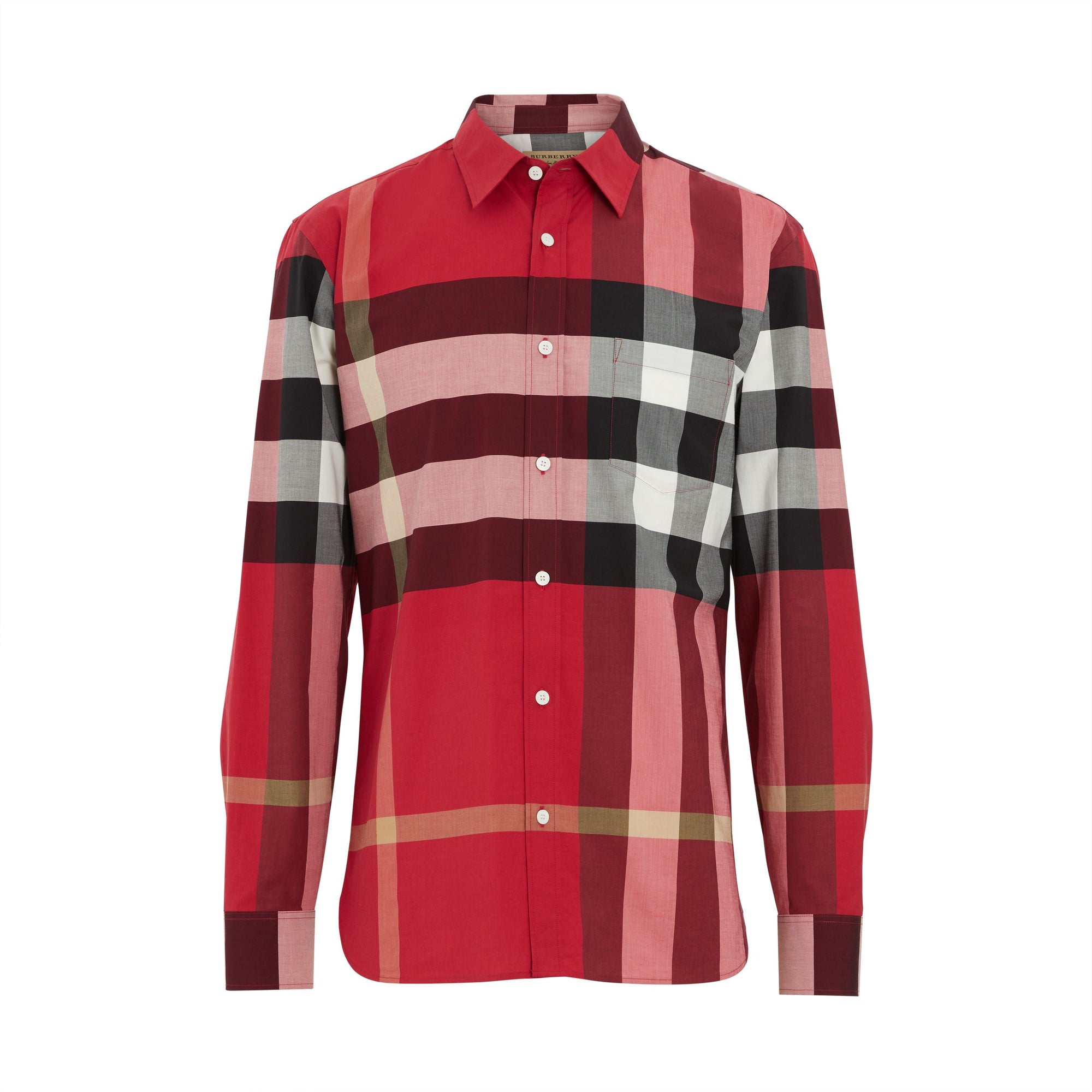PARADE RED IP CHK Chemise en coton extensible à motif check