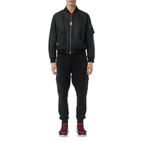 Bomber avec écusson imprimé - Noir