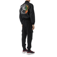 Bomber avec écusson imprimé - Noir
