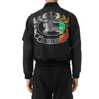 Bomber avec écusson imprimé - Noir