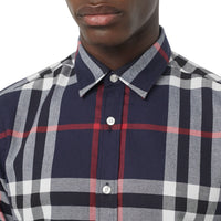 NAVY IP CHECK Chemise en flanelle de coton à motif check