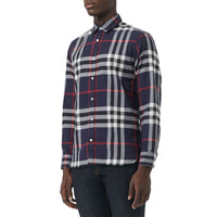 NAVY IP CHECK Chemise en flanelle de coton à motif check