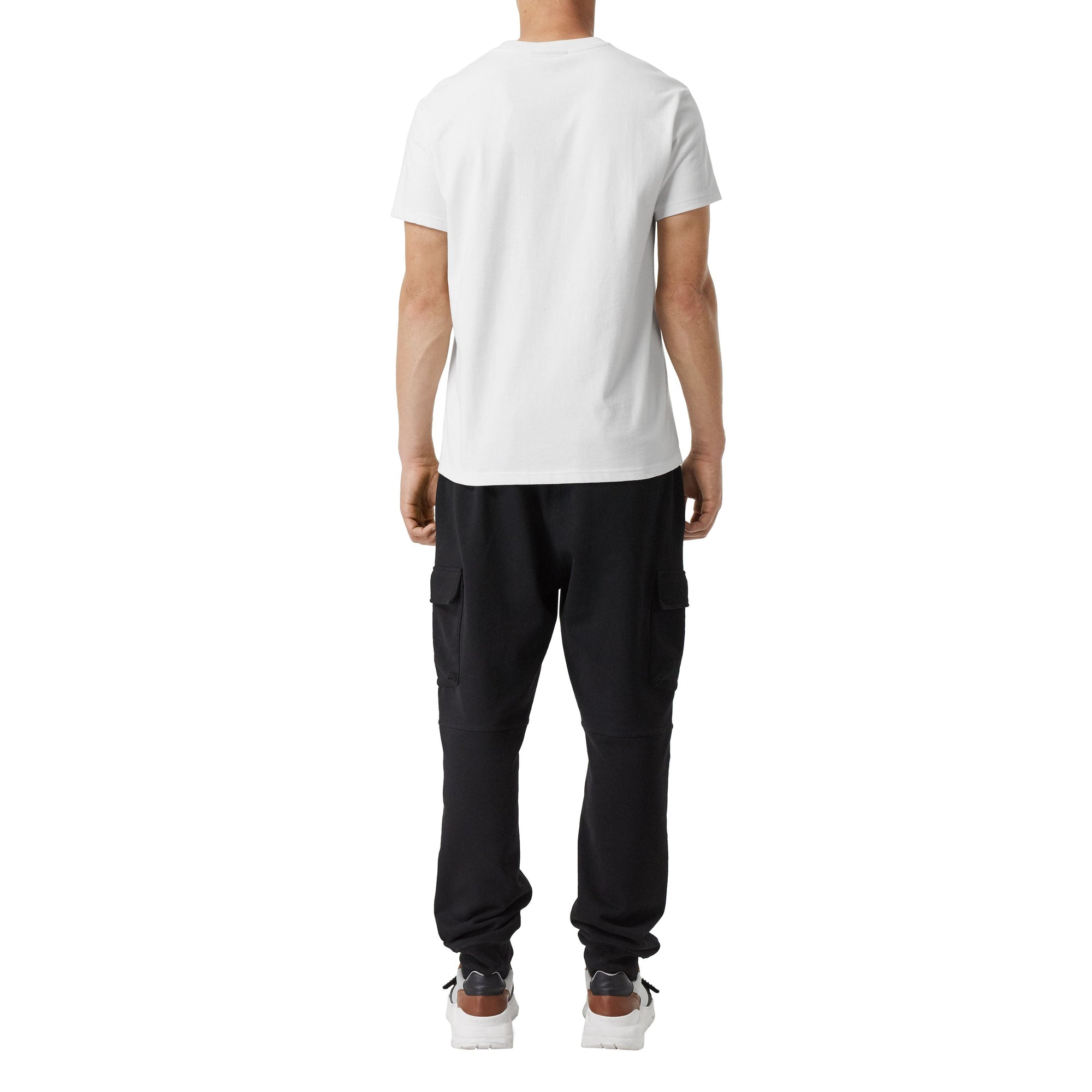 T-shirt en coton avec écusson - Blanc